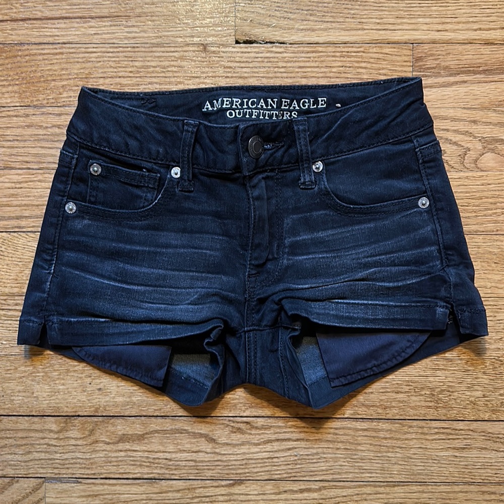 American Eagle Jean Shorts size: 0